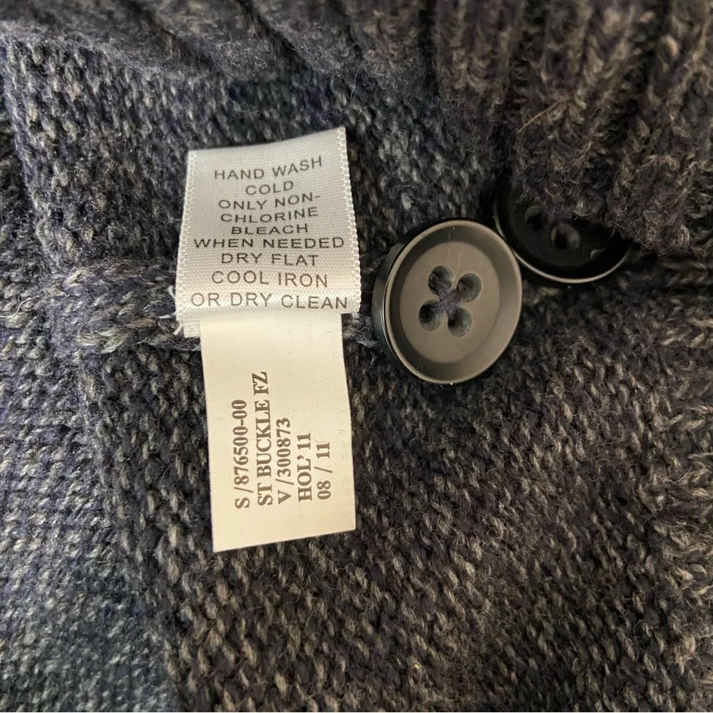 Banana Republic Wool Blend Zip-Up Sweater- men’s L